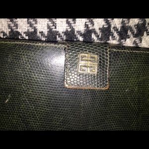 COPY - Vintage Givenchy lizard skin wallet with id card
